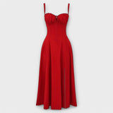 Kiana - Vestido Midi com Corpete