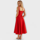 Kiana - Vestido Midi com Corpete