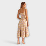 Kiana - Vestido Midi com Corpete