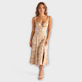 Kiana - Vestido Midi com Corpete