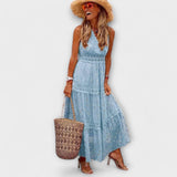 Maxikleed com Renda Boho
