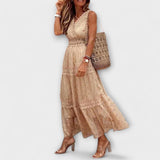 Maxikleed com Renda Boho