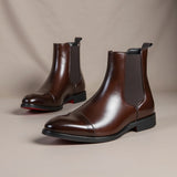 Botas Chelsea de Couro Annibale Carracci