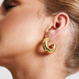 Brincos de Argola Petra - Dourado