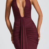 Vestido Maxi Rosetta - Verniz Cereja