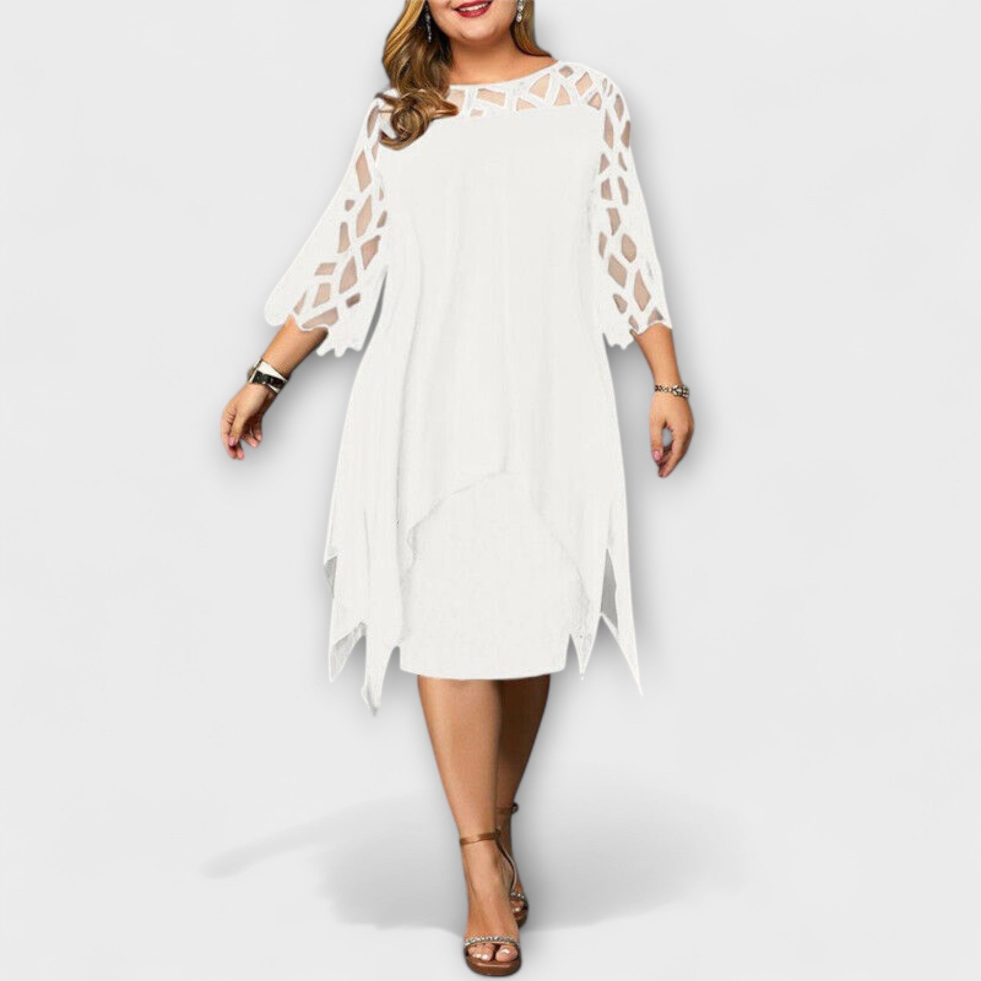 Jamie - Vestido Midi Plus Size Chic