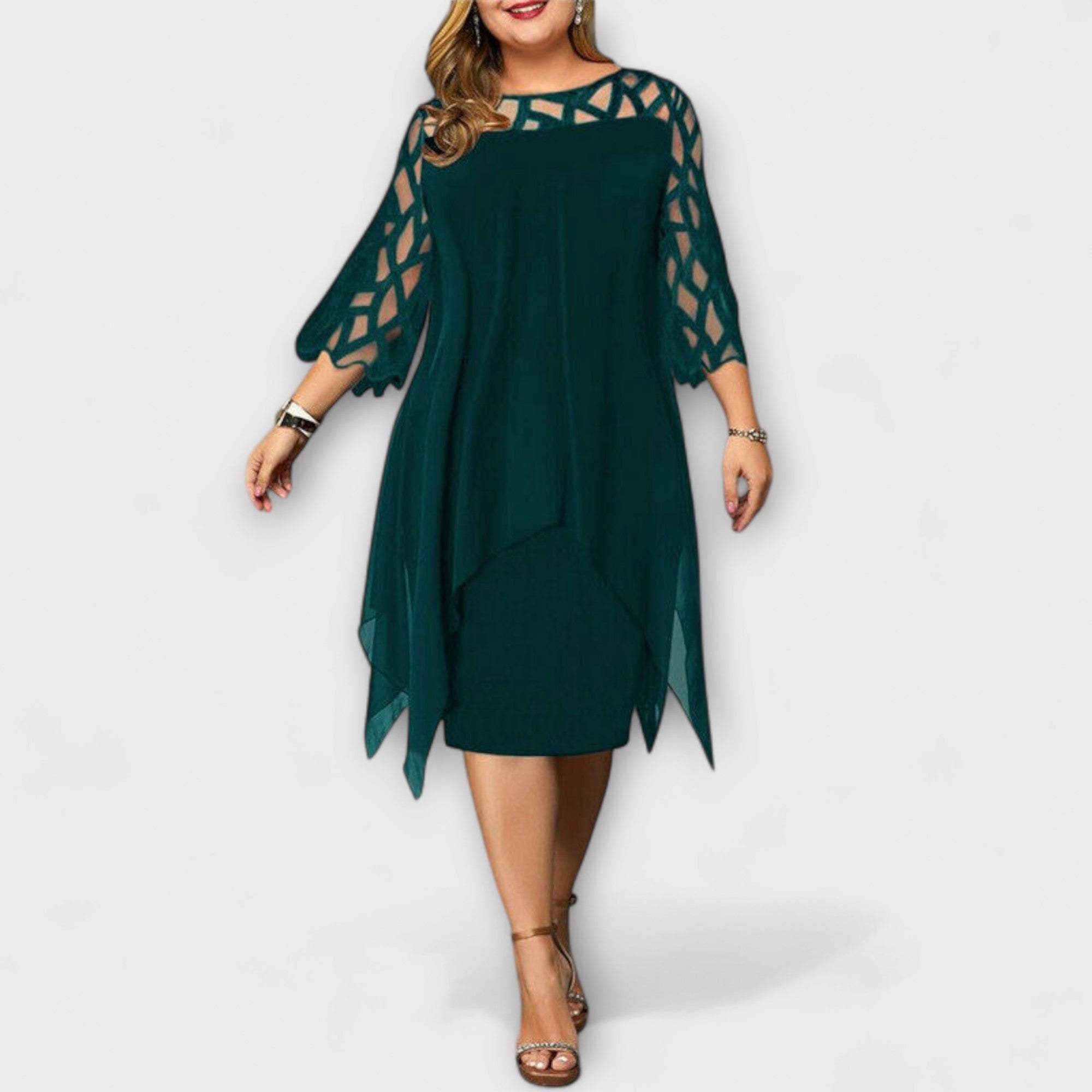 Jamie - Vestido Midi Plus Size Chic