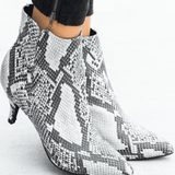 Botas Snake cinzentas