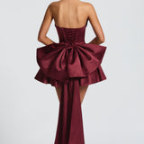 Vestido Mini Trinity - Verniz Cereja