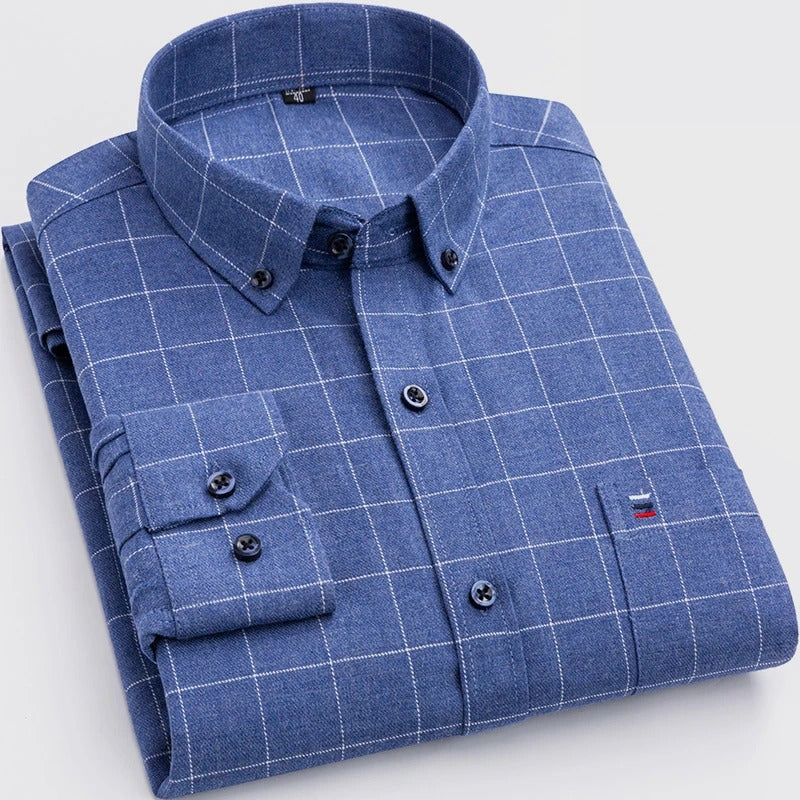 Camisa de Algodão Xadrez Everett