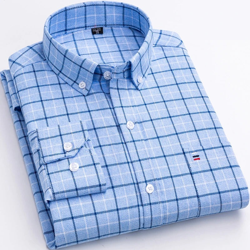 Camisa de Algodão Xadrez Everett