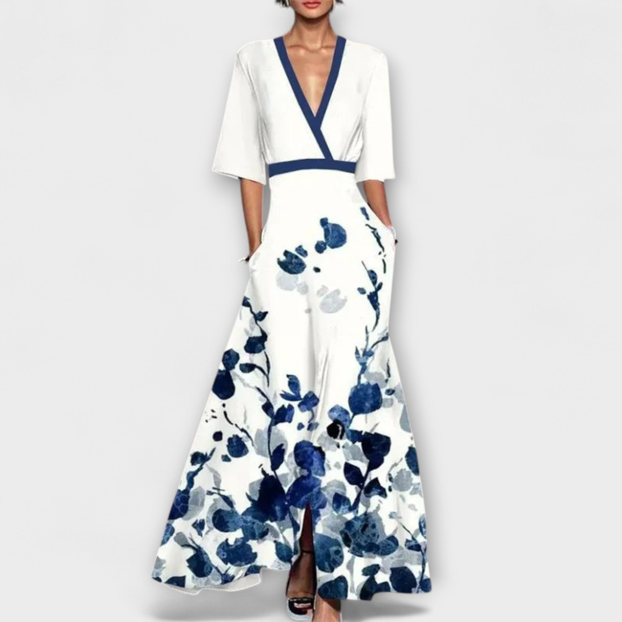 Alma - Vestido Feminino Elegante com Manga