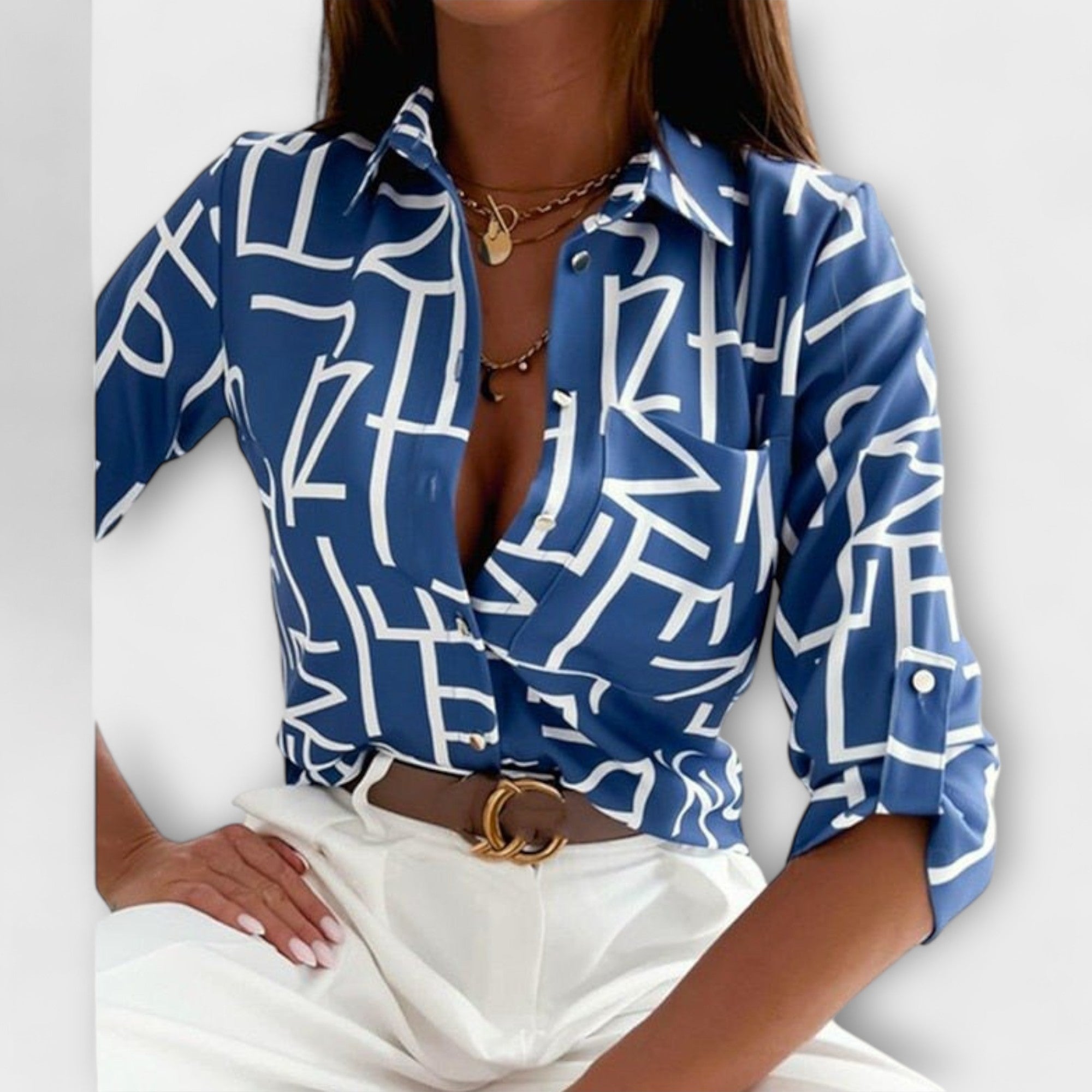 Blusa com Gola Clássica