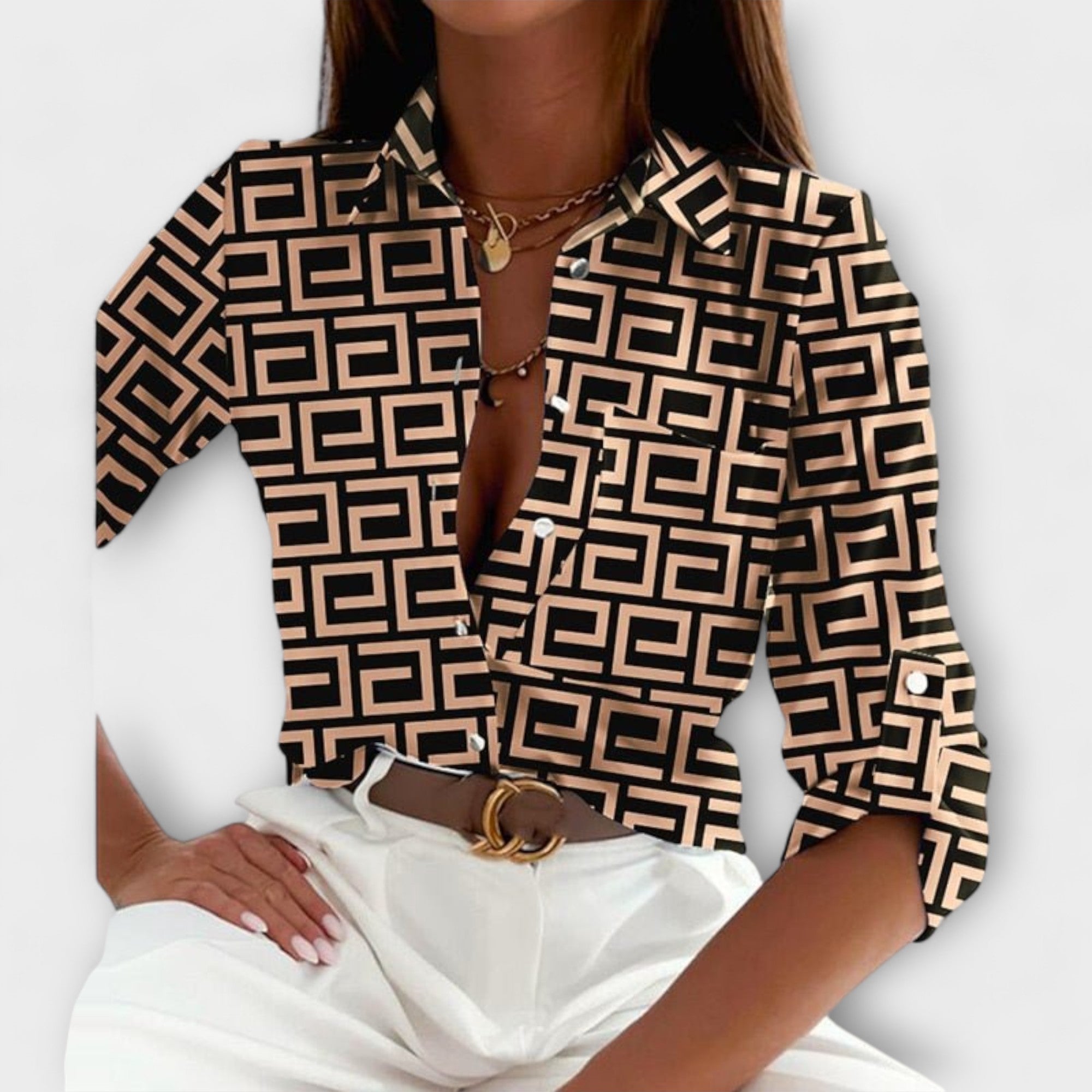 Blusa com Gola Clássica