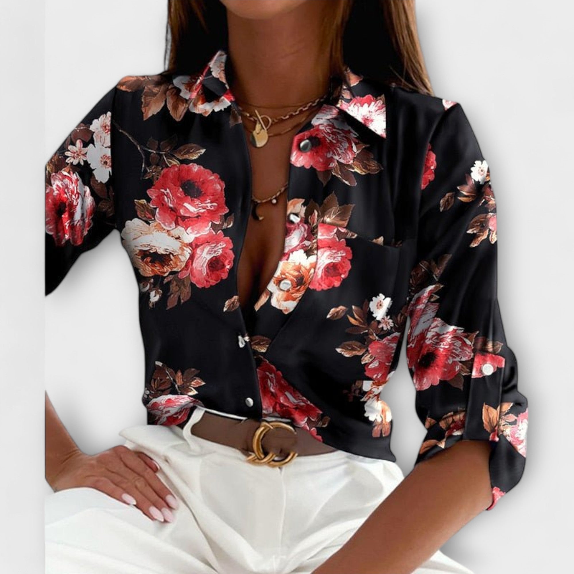 Blusa com Gola Clássica