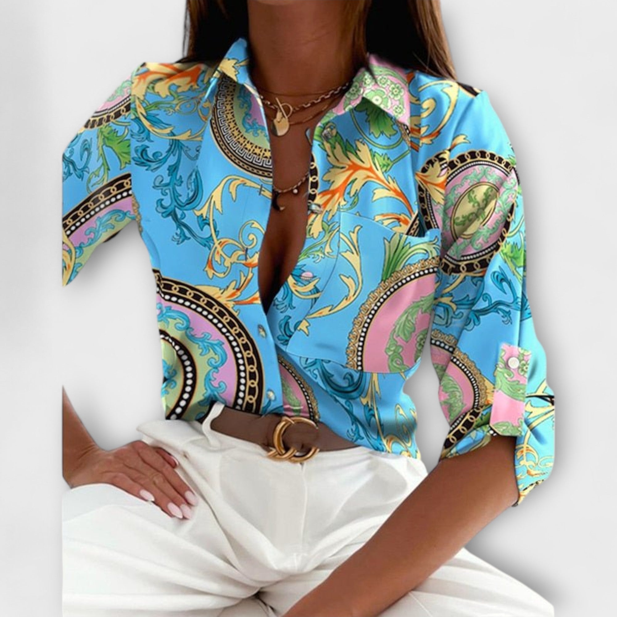 Blusa com Gola Clássica